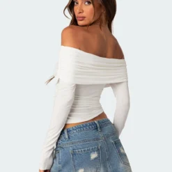 Gathered Fold Over Drawstring Top -Default Template 2 Edikted Lookbook 08 08 20233370