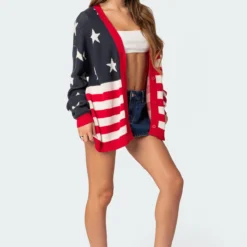 Patriot Oversized Cardigan -Default Template 2 Edikted Lookbook 08 08 20233423