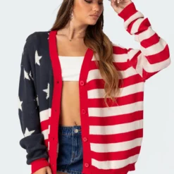 Patriot Oversized Cardigan