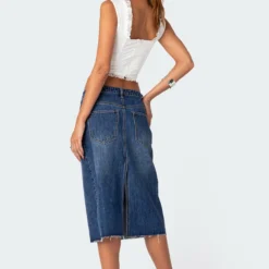 Mirah Denim Midi Skirt -Default Template 2 Edikted Lookbook 08 08 20235542