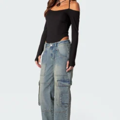 Model Off Duty Ribbed Bodysuit -Default Template 2 Edikted Lookbook 09 04 202328119