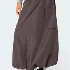 Bubble Cargo Nylon Maxi Skirt -Default Template 2 Edikted Lookbook 09 04 202330863