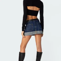 Two Piece Knit Triangle Shrug Top -Default Template 2 Edikted loobook 09 05 20238534