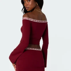 Seline Ribbon Trim Top -Default Template 2 Edikted loobook 09 05 20239468