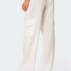 Lyric Linen Low Rise Cargo Pants -Default Template 2 Edikted lookbook 02 21 202314880