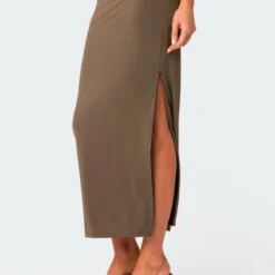 Rissa Reversible Low Rise Slitted Maxi Skirt -Default Template 2 Edikted lookbook 03 01 2321337