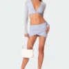 Eloise Low Rise Wrap Mesh Mini Skirt -Default Template 2 Edikted lookbook 03 01 2321786