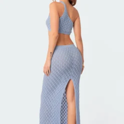 Mermaid Low Rise Crochet Maxi Skirt -Default Template 2 Edikted lookbook 03 09 2325161