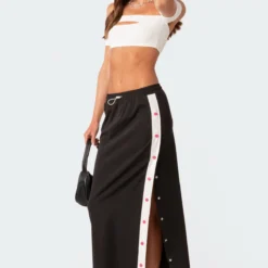 Athletic Low Rise Maxi Skirt