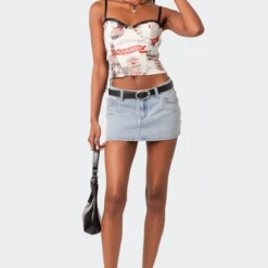 Chiara Denim Micro Skirt -Default Template 2 Edikted lookbook 04 03 2328321