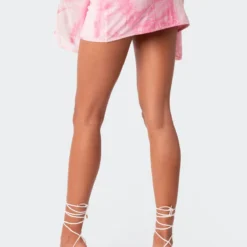 Nevaeh Printed Sheer Mesh Mini Skirt -Default Template 2 Edikted lookbook 04 25 20232437