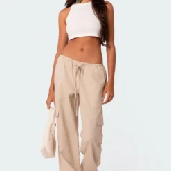 Lyric Linen Cargo Pants -Default Template 2 Edikted lookbook 04 25 20233681