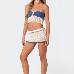 Cabana Contrast Crochet Mini Skirt -Default Template 2 Edikted lookbook 05 02 20238797 58697e37 a0f7 4b7e a891 b159feaeccec