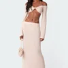 Celeste Low Rise Strap Maxi Skirt