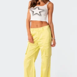 Xianna Nylon Cargo Pants