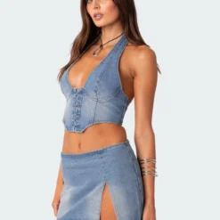 Katrina Lace Up Denim Corset -Default Template 2 Edikted lookbook 05 09 20239264 PhotoRoom PhotoRoom