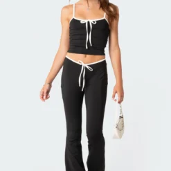 Leighton Contrast Tie Flared Pants -Default Template 2 Edikted lookbook 06 27 202316464 7e5e5cd4 7322 4ca7 b5cf 6e8c8fc02d64