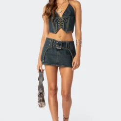 Elara Washed Denim Mini Skirt -Default Template 2 Edikted lookbook 06 27 202316888 b8f5e8d8 2b50 4f65 a57f 46eaee351ef9