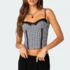 Gingham Lace Up Cupped Corset -Default Template 2 Edikted lookbook 07 11 20231442