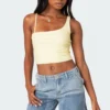 Reece Asymmetric Strap Crop Top