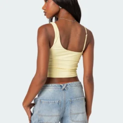 Reece Asymmetric Strap Crop Top -Default Template 2 Edikted lookbook 07 26 20230510