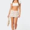 Traveler Printed Denim Mini Skirt -Default Template 2 Edikted lookbook 07 26 20237525