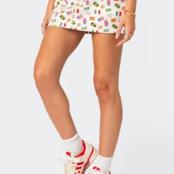 Traveler Printed Denim Mini Skirt -Default Template 2 Edikted lookbook 07 26 20237586
