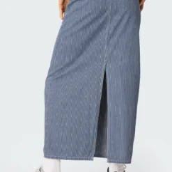 Railroad Denim Maxi Skirt -Default Template 2 Edikted lookbook 09 03 202322223