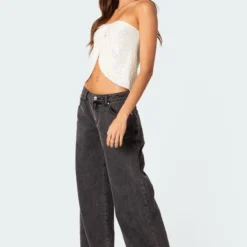 Siren Sequin Split Front Top -Default Template 2 Edikted lookbook 09 03 202326401