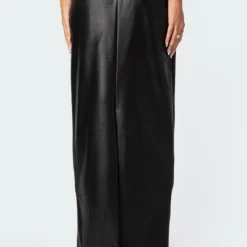 Nalaya Slitted Faux Leather Maxi Skirt -Default Template 2 Edikted lookbook 09 06 202313130