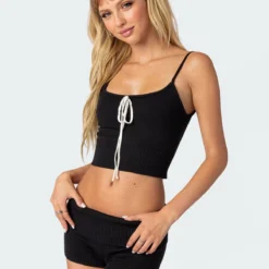 Don Tie Front Knit Tank Top -Default Template 2 Edikted lookbook 09 06 202314591 d93390c4 b393 44b8 8086 bee2e60255bc