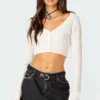 V Neck Cropped Cardigan -Default Template 2 Edikted lookbook 09 06 202314779