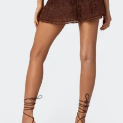 Lyra Lace Mini Skirt -Default Template 2 Edikted lookbook 09 06 202315945
