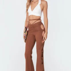 Adina Cut-Out Flared Pants
