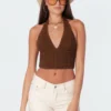 Gathered Mesh Halter Top -Default Template 2 edikted july 20212168
